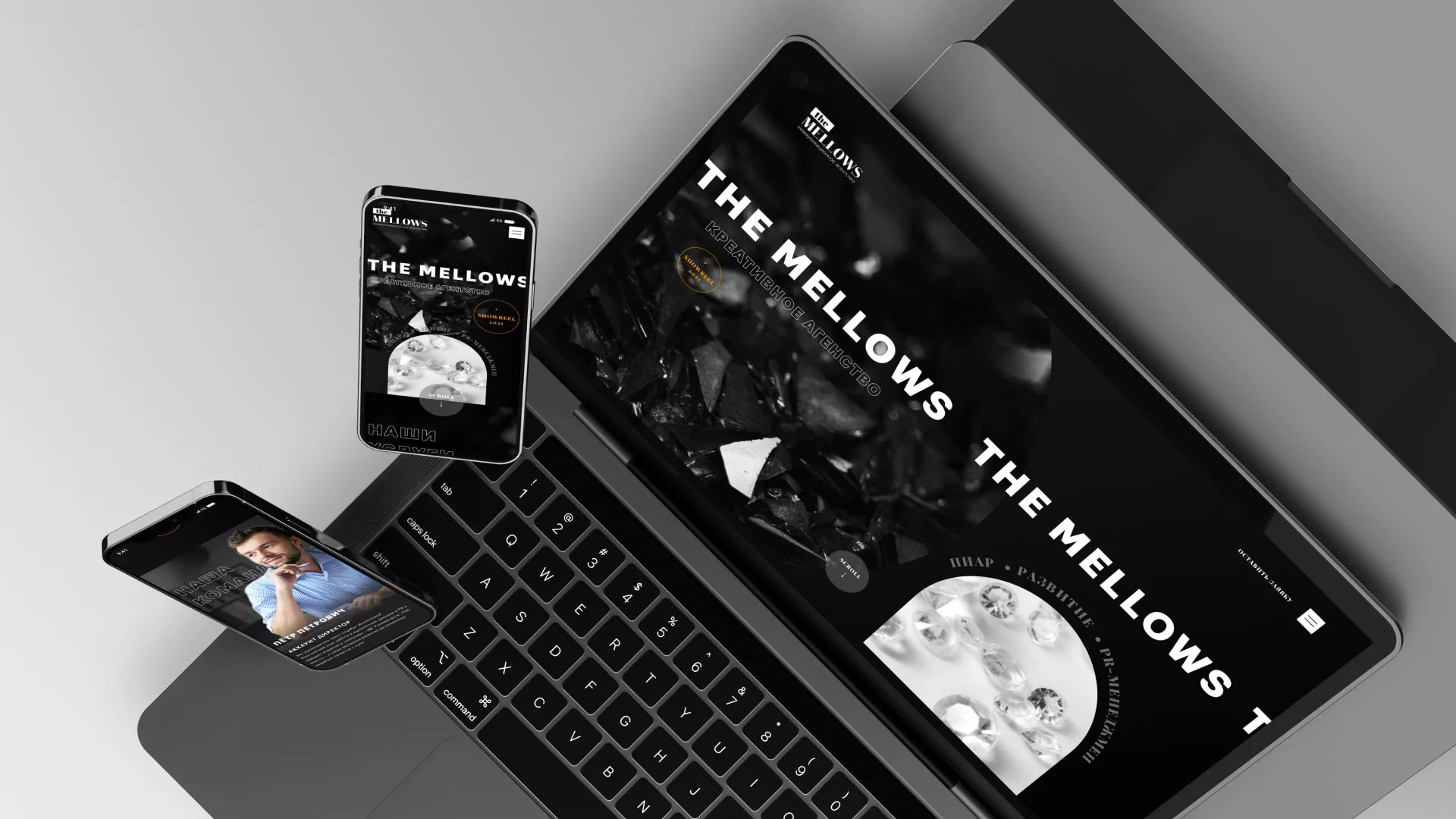 Разработка сайта креативного агентства «The Mellows» в Балашихе