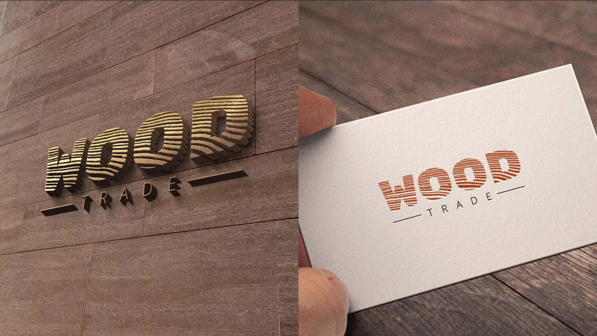 Разработка логотипа для компании «Wood Trade» в Балашихе